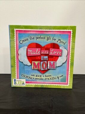 Made with Love For Mom COUPON BOOK Personalized Gift Mothers Day Birthday